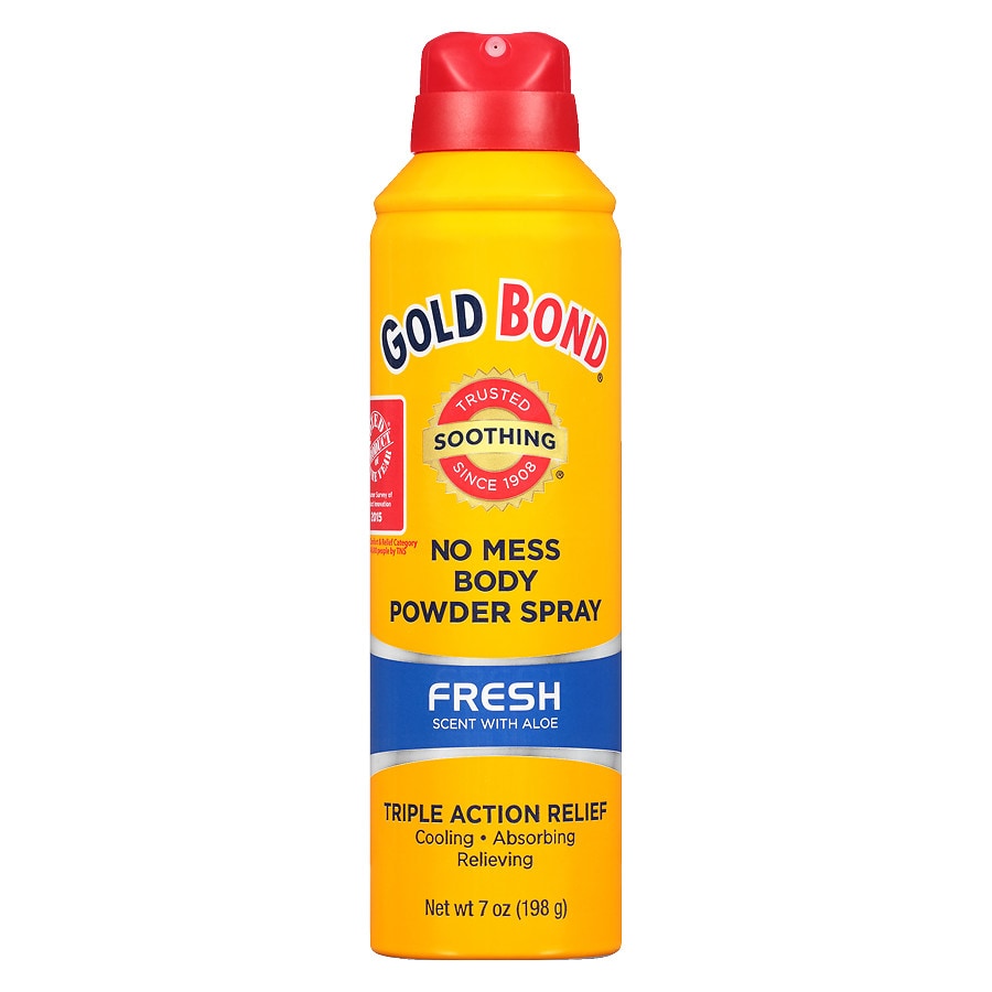 Gold Bond No Mess Powder Spray Fresh Scent with Aloe | Walgreens