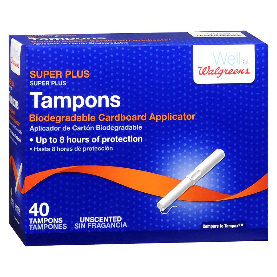  Walgreens Tampons, Super Plus 