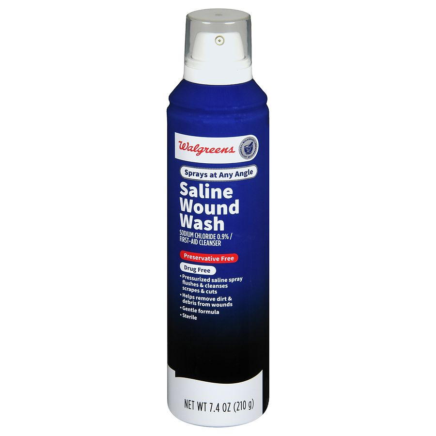 Walgreens Saline Wound Wash Walgreens