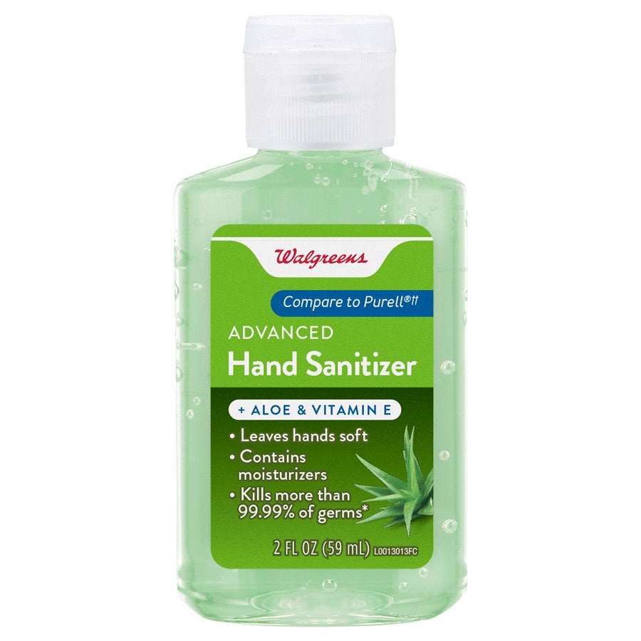 Walgreens Advanced Hand Sanitizer Gel Aloe