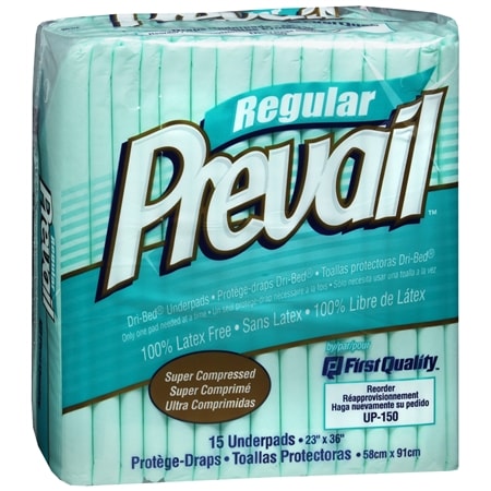 Prevail Dri-Bed Underpads Regular