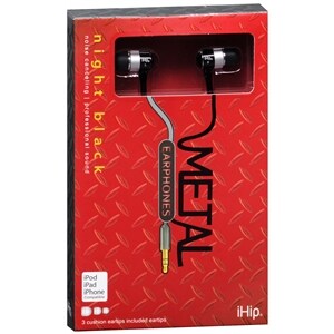IHIP Metal Earphones IP-EPS41-BK Night Black