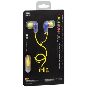 IHIP Fashionable Noise Isolating Earbuds IP-BLUEBOTTLE Multicolor