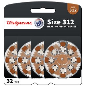 Walgreens Premium Zinc Air Hearing Aid Batteries 312