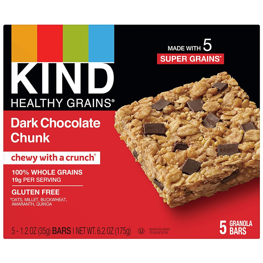 Photo 1 of Bars Dark Chocolate Chunk 3 pack 
excp apr 23 2022