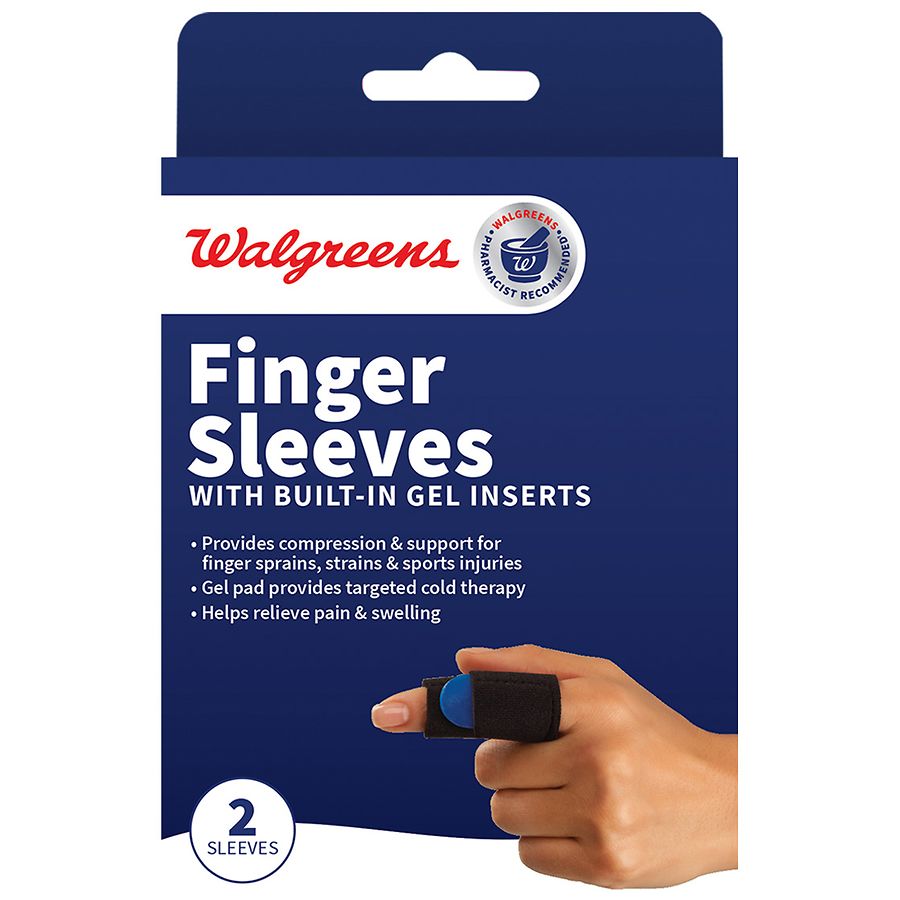 Walgreens Finger Sleeves With Built In Gel Inserts Walgreens