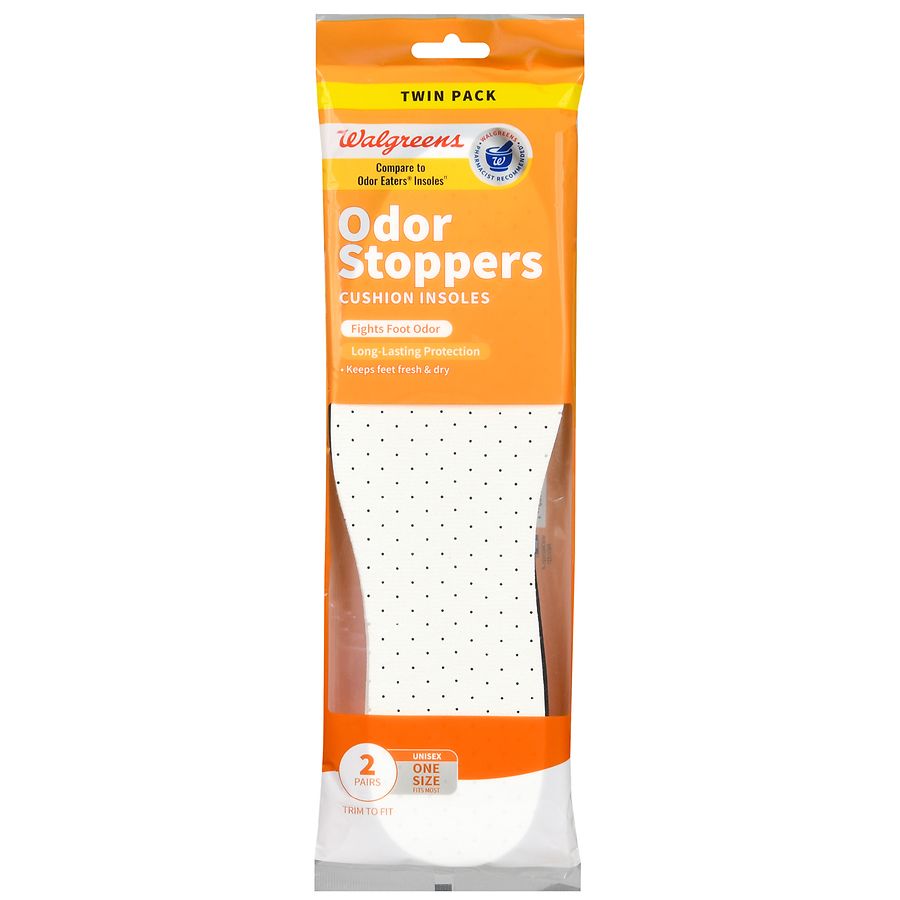Walgreens Odor Stoppers Cushion Insole 