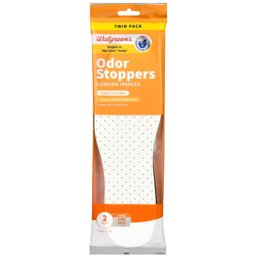 Walgreens Odor Stoppers Cushion Insole 