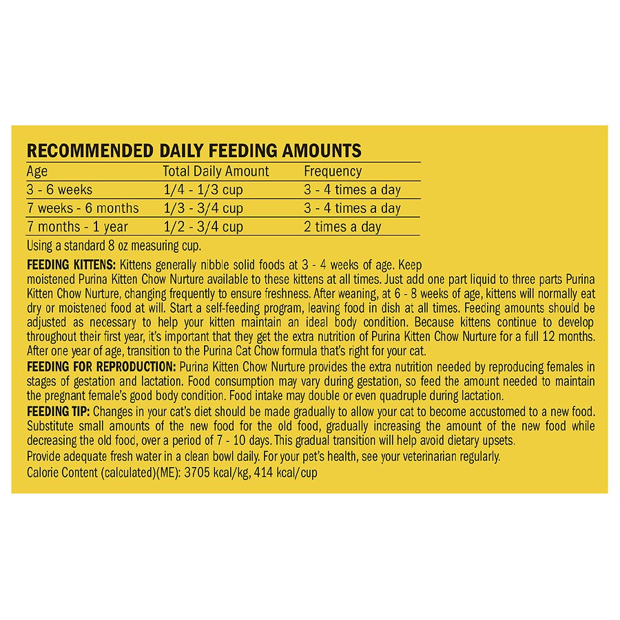 kitten chow nurture