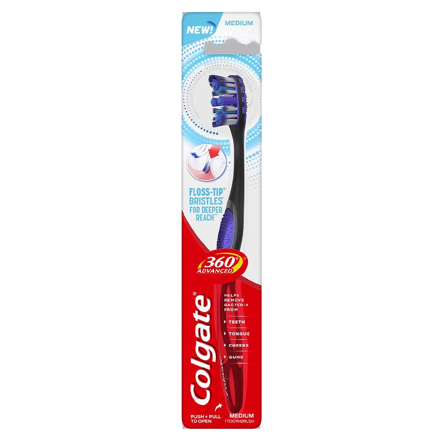  Colgate 360 Total Advanced Toothbrush Medium 