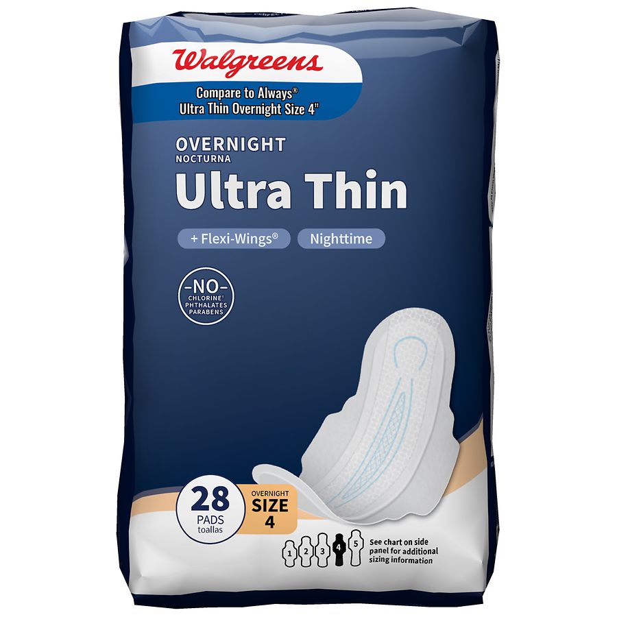 Walgreens Ultra Thin Pads with Flexi 
