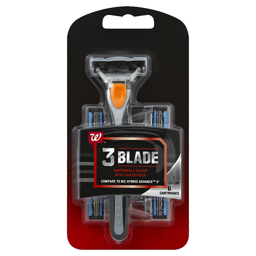  Walgreens Men's Triple Blade Razor 