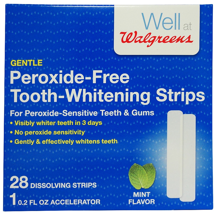 Walgreens Peroxide-Free Tooth-Whitening Strips Kit | Walgreens