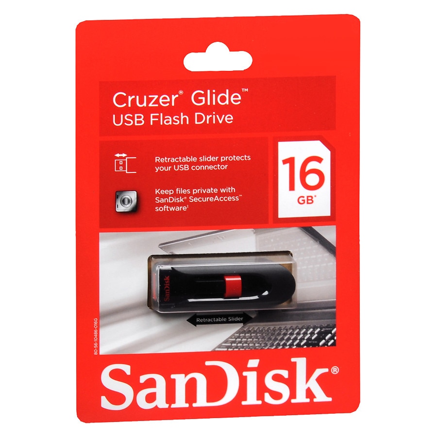 SanDisk Cruzer Glide USB Flash Drive 16 GB Gold