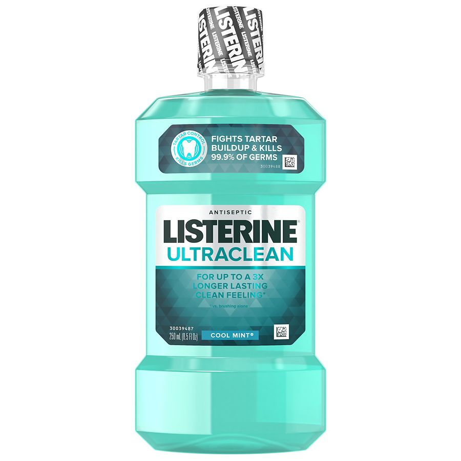 Listerine Ultraclean Oral Care Antiseptic Mouthwash Mint