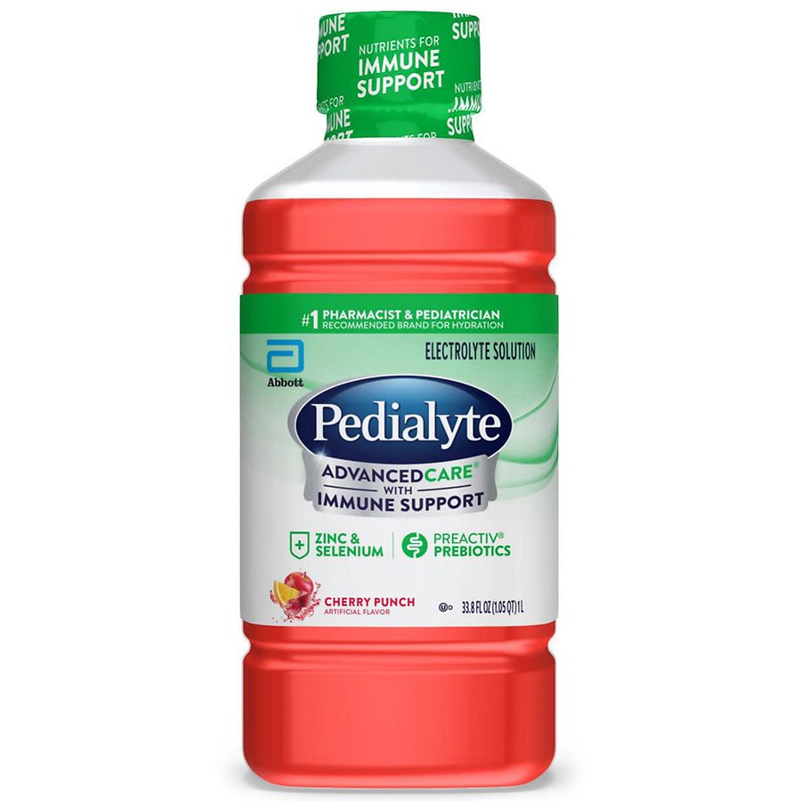 Pedialyte Advancedcare Electrolyte Solution Ready To Drink Cherry Punch Walgreens