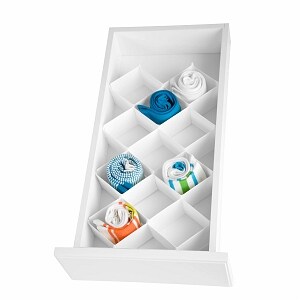 Honey Can Do 32 Compartment Drawer Organizer White