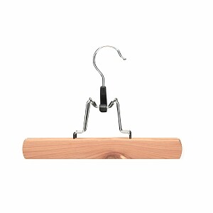 Honey Can Do 8 Pk Basic Clamp Pant Hanger Cedar