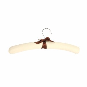 Honey Can Do 12 Pk Canvas Padded Hangers White