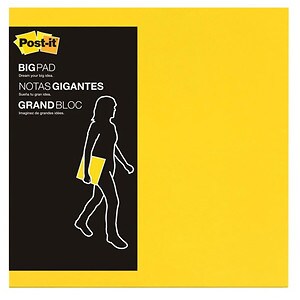 Post-it BigPad Notebook Yellow
