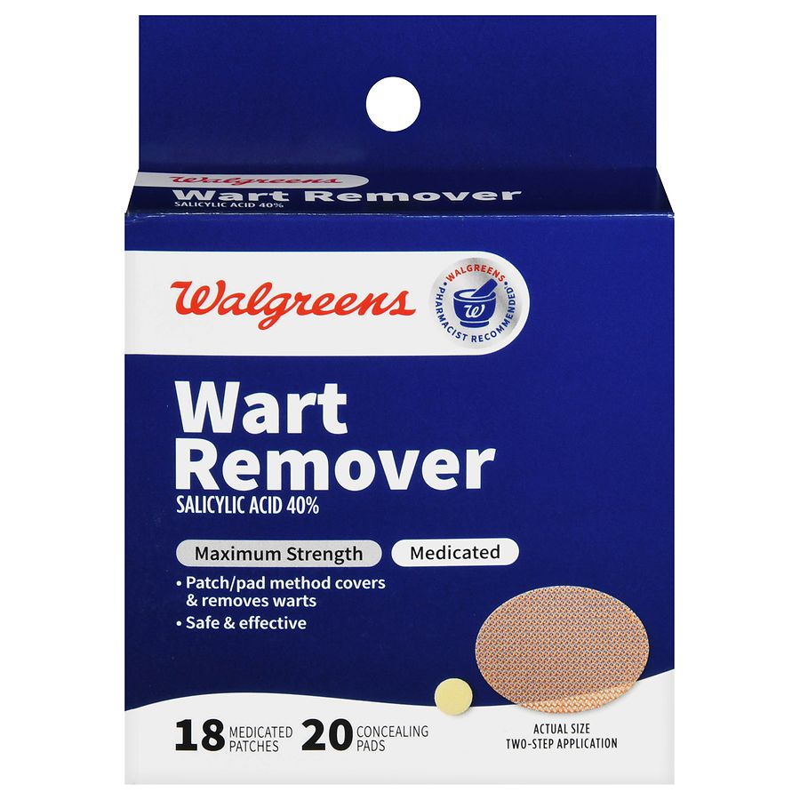 Walgreens Medicated Wart Remover Patches Walgreens