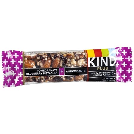 KIND Plus Snack Bar Pomegranate Blueberry Pistachio