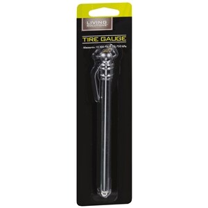 Living Solutions tire gauge Silver