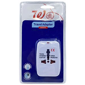 Living Solutions Universal Travel Adapter Black