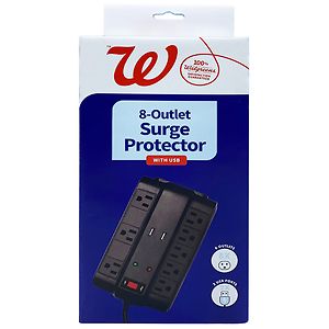 Living Solutions 8 outlet surge protector
