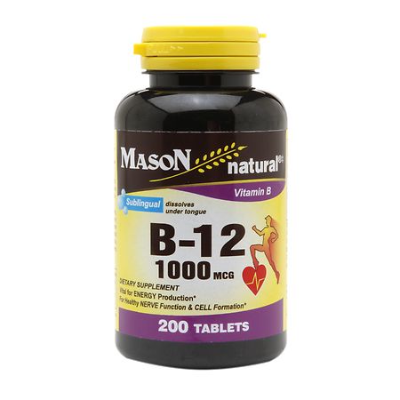 Mason Natural B-12 1000mcg, Tablets