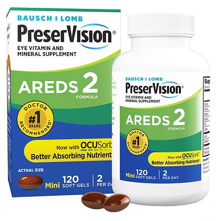PreserVision AREDS 2 Formula Eye Vitamin & Mineral Supplement Softgels - 120 ea