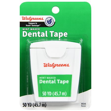 Walgreens Dental Tape, Waxed Mint