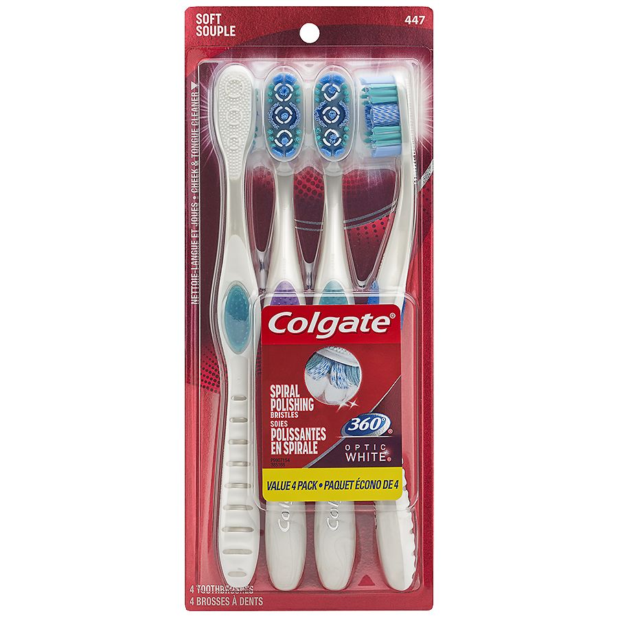  Colgate Optic White Toothbrush, Adult Full Head Soft Soft Full Head 