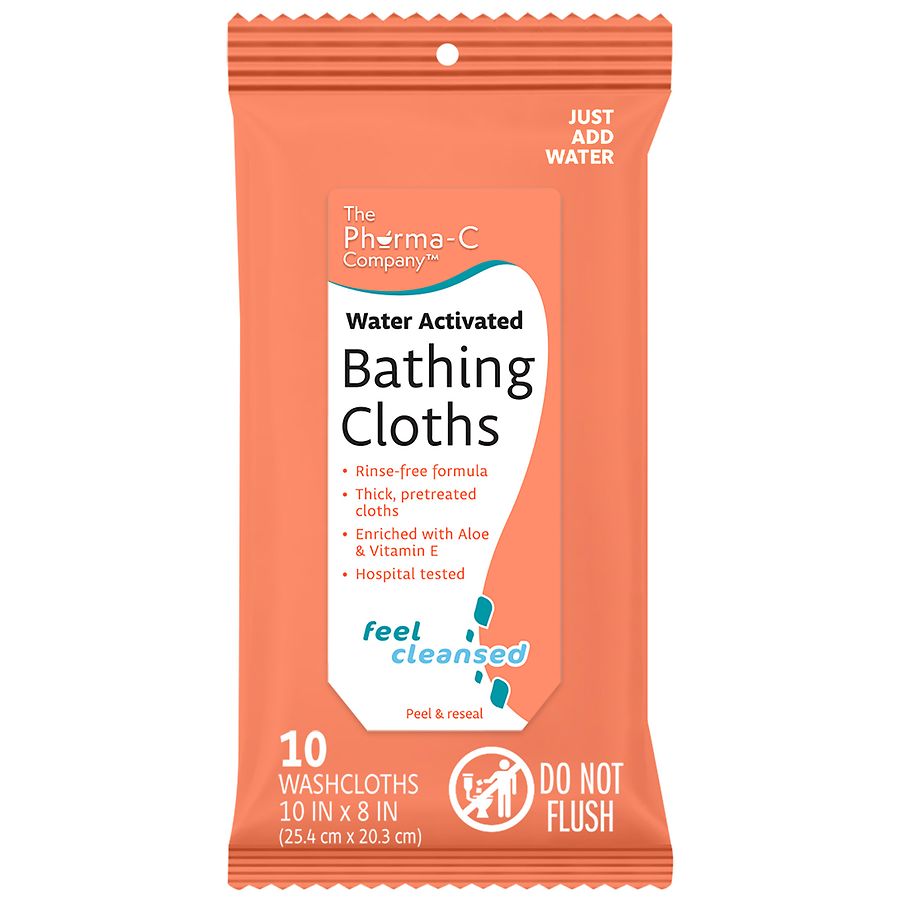 Photo 1 of 6Pack  Water-Activated Bathing Cloths