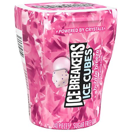 Ice Breakers Ice Cubes Gum Bubble Breeze | Walgreens