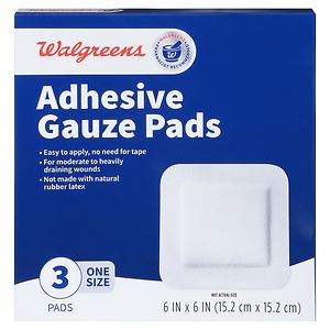 Walgreens Bordered Gauze Adhesive Pads