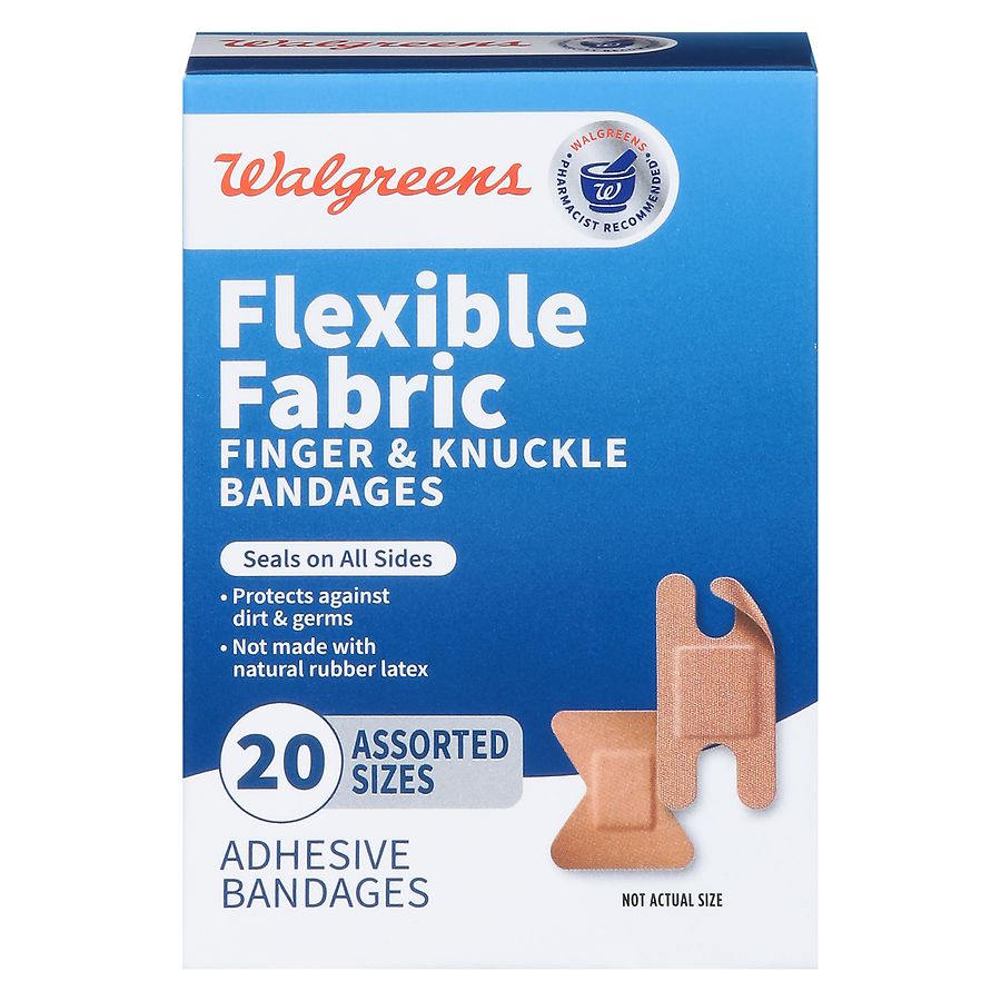 Walgreens Flexible Fabric Adhesive Bandages Walgreens