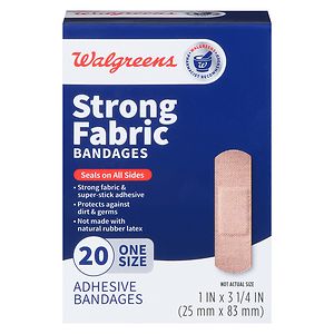 Walgreens Strong Flexible Fabric Bandages 1 inch