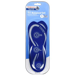 Walgreens Men's Tri-Balance Gel Orthotic Inserts 8-12