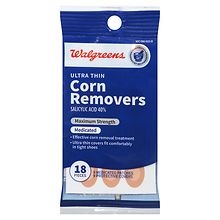 Walgreens Medicated Ultra Thin Corn Removers Walgreens