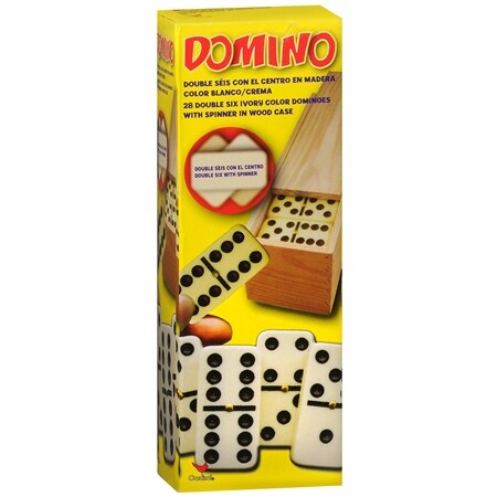 UPC 047754555608 product image for Cardinal Double Six Dominoes with Spinner - 1.0 ea | upcitemdb.com