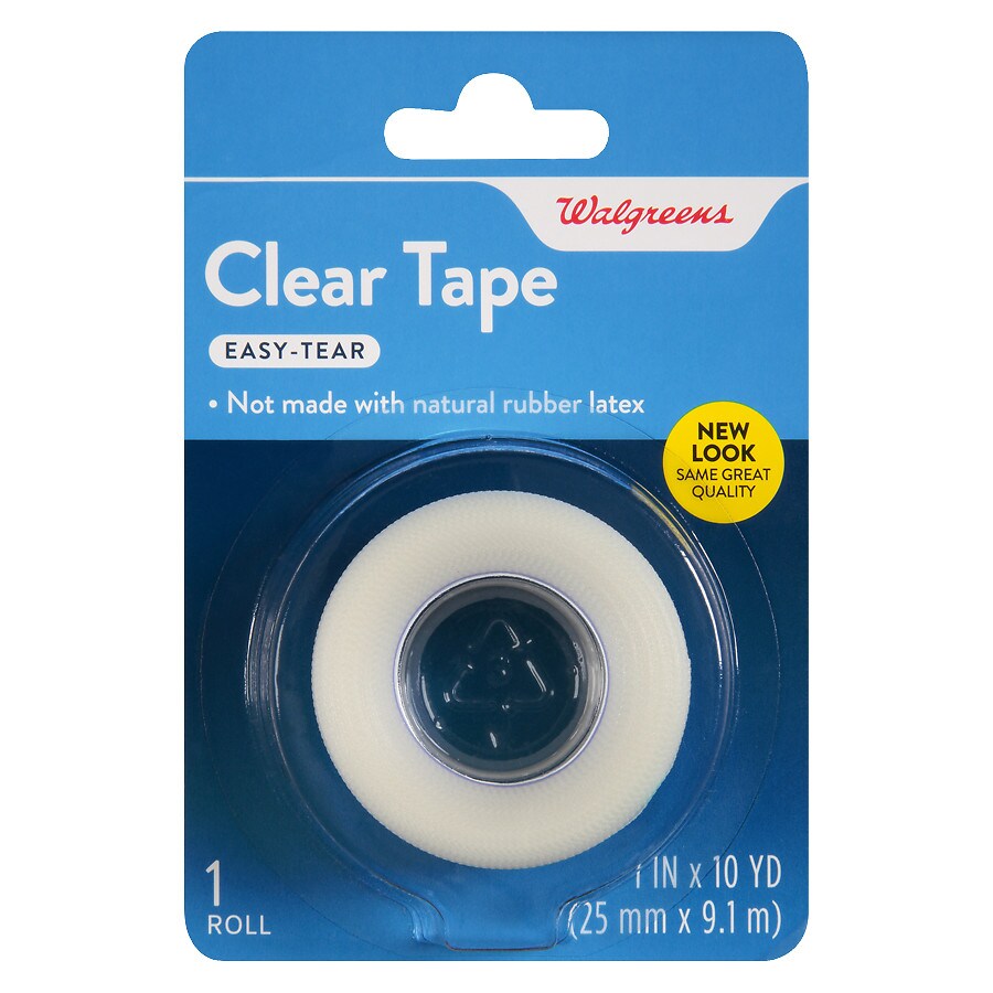 Walgreens Clear Tape 1 inch