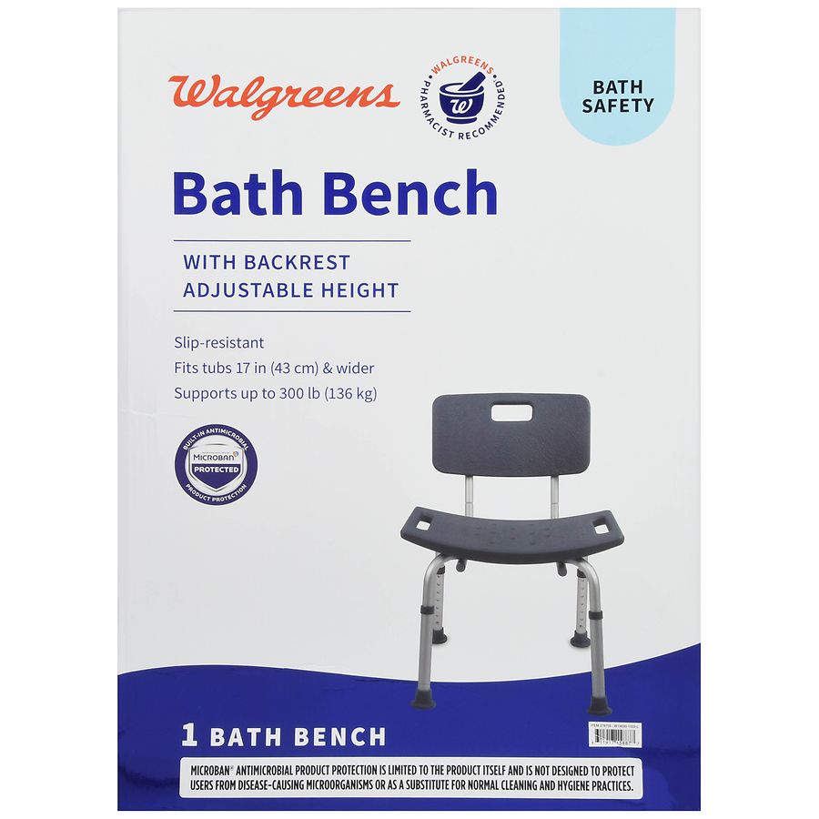 walgreens bath chair with microban