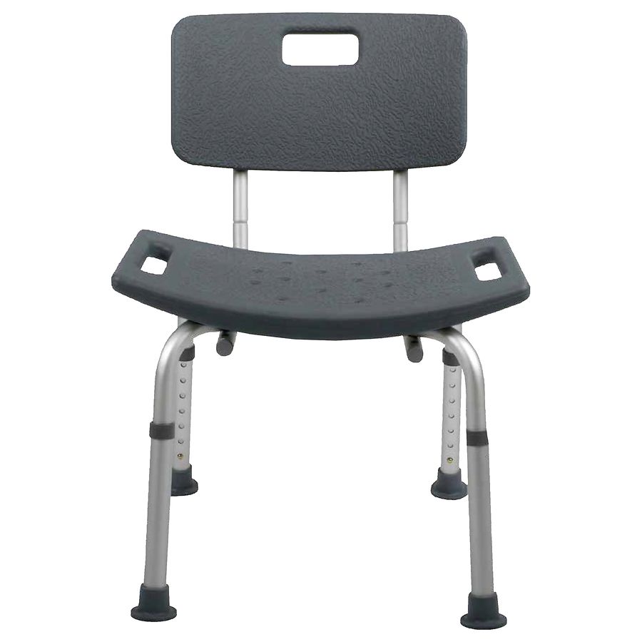 Walgreens Bath Chair With Back Adjustable Height Walgreens