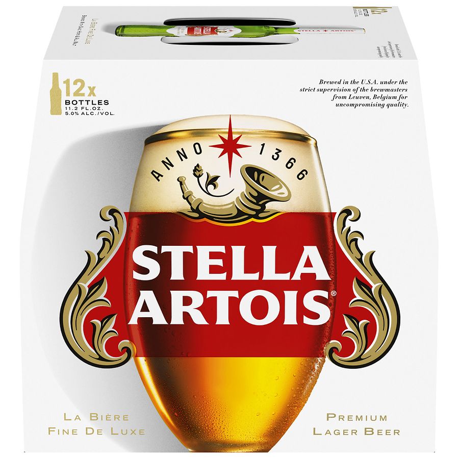 Stella Artois Bottle Wall Clock 