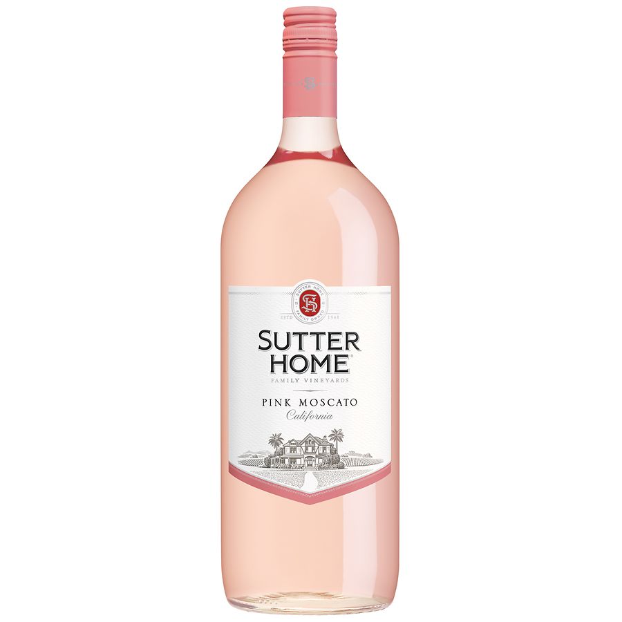 Sutter Home Pink Moscato Wine 1 5 L Bottle Walgreens