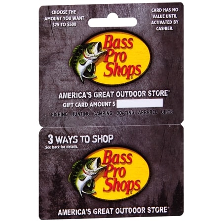 Bass Pro Shops Non-Denominational Gift Card - 1 ea