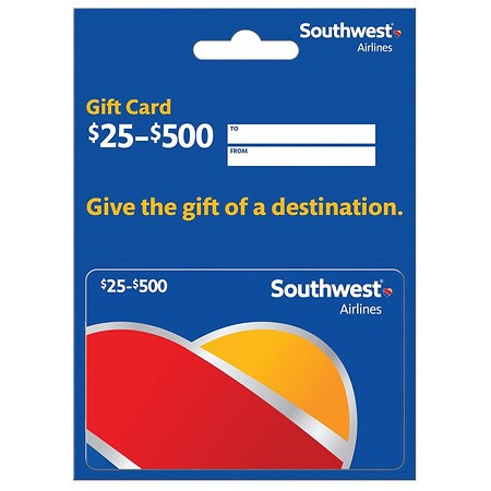 Southwest Airlines Non-Denominational Gift Card - 1 ea
