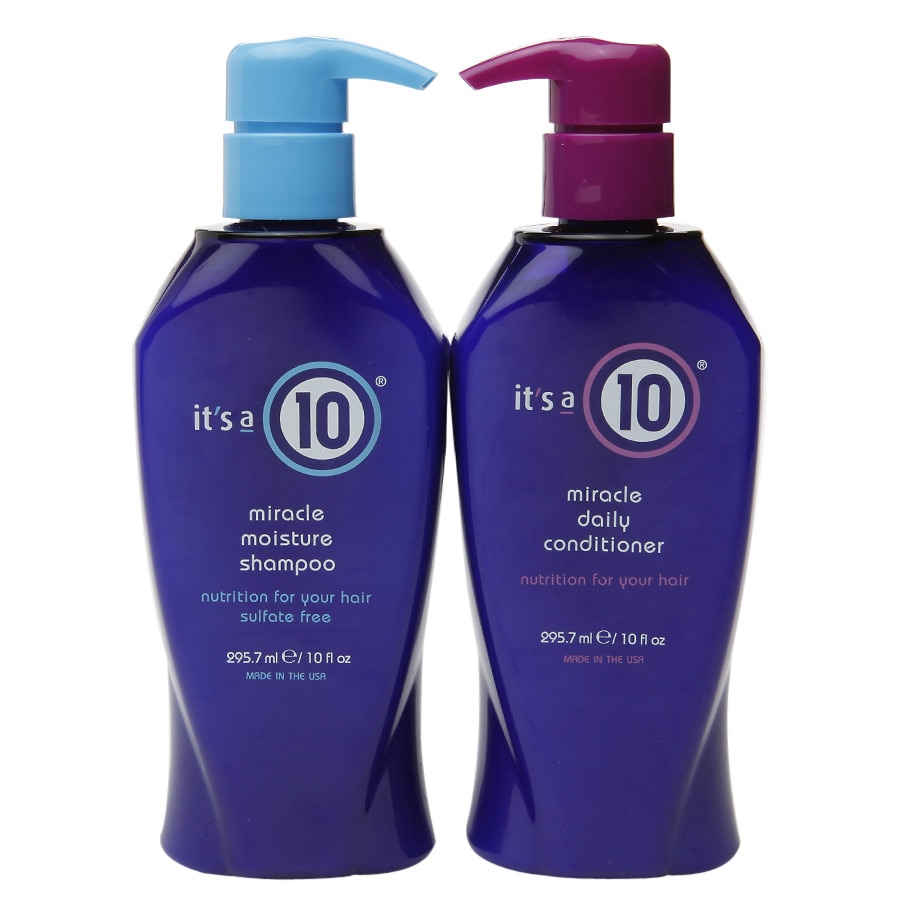  it's a 10 miracle moisture shampoo & miracle daily conditioner 