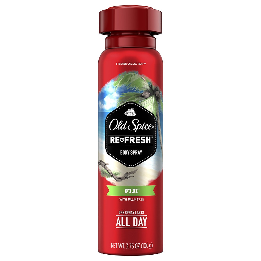  Old Spice Fresh Collection Re-Fresh Deodorant Body Spray Fiji 